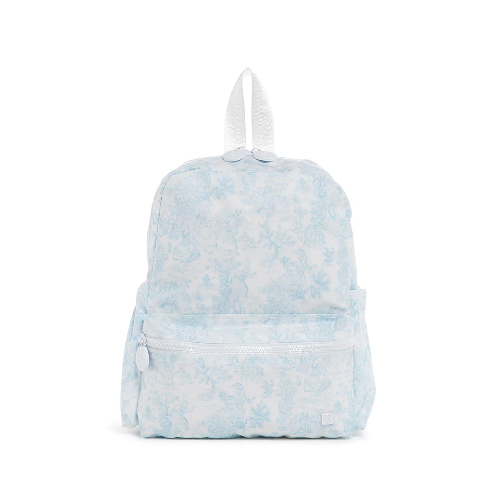 Blue Bunny Toile Mini Backpack