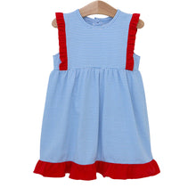 Load image into Gallery viewer, Red, White &amp; Blue Josie Dress