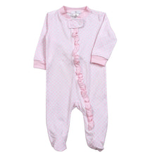 Load image into Gallery viewer, Pink Plaid Zipper Pima Footie