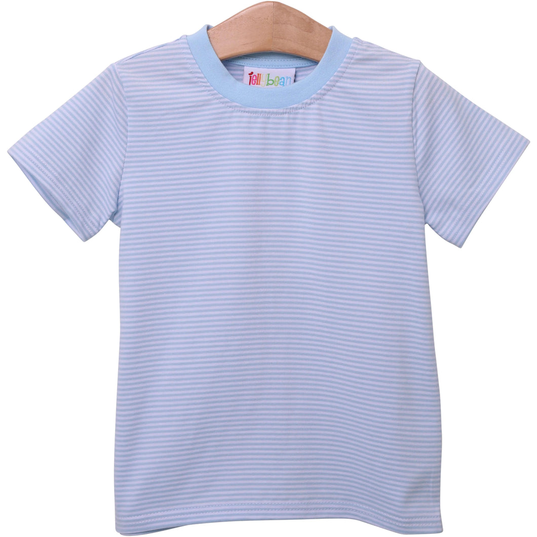 Light Blue Stripe Graham Shirt