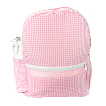 Load image into Gallery viewer, Pink Gingham Medium Backpack