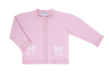 Load image into Gallery viewer, Charming Bow Embroidered Knit Cardigan