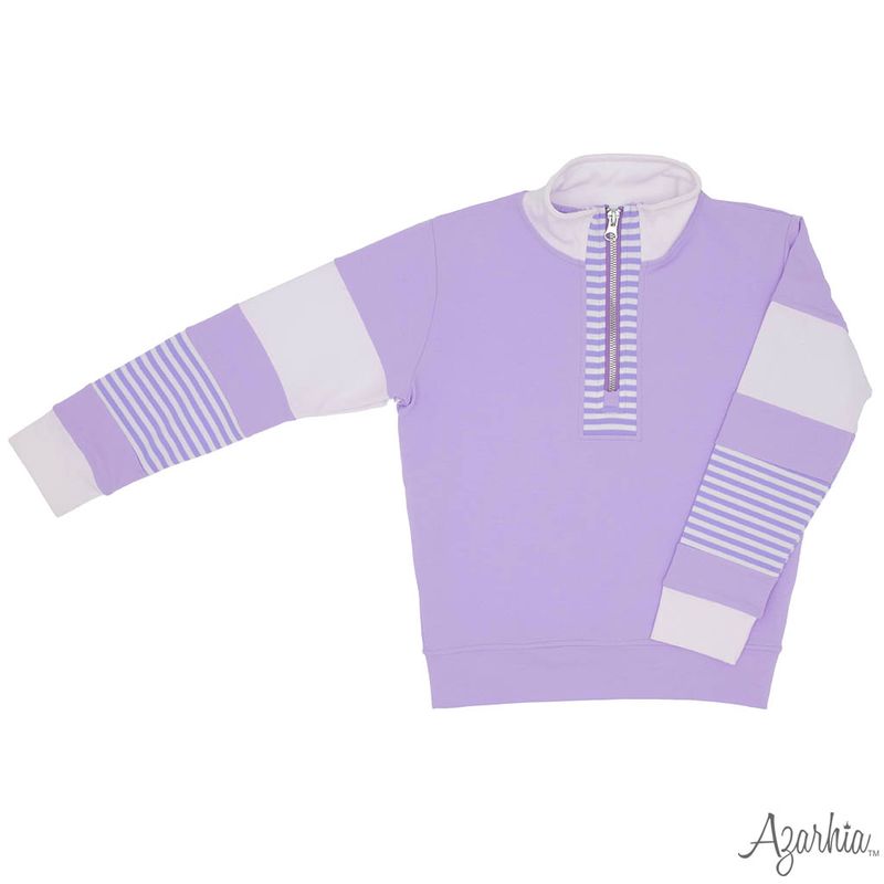 Lavender Half Zip Sweatshirt