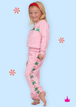 Load image into Gallery viewer, Pink Glitter Candy Candy Jogger Set