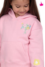 Load image into Gallery viewer, Girls Embroidered Happiness in Bloom Hoodie