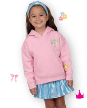 Load image into Gallery viewer, Girls Embroidered Happiness in Bloom Hoodie