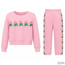 Load image into Gallery viewer, Pink Glitter Candy Candy Jogger Set