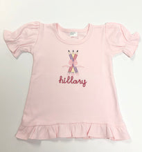 Load image into Gallery viewer, Girls Pencil Trio with Bow Tee