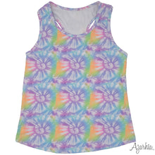 Load image into Gallery viewer, Lavender Burst Dri Fit Racer Back Tank Top