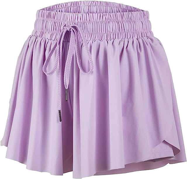 Lavender Butterfly Shorts