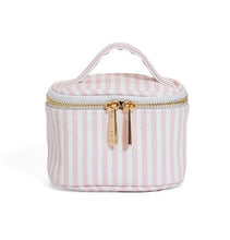 Load image into Gallery viewer, TRVL Pimlico Stripe Pink Luxe Jewelry Case