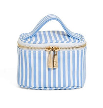 Load image into Gallery viewer, TRVL Pimlico Stripe Chambray Luxe Jewelry Case