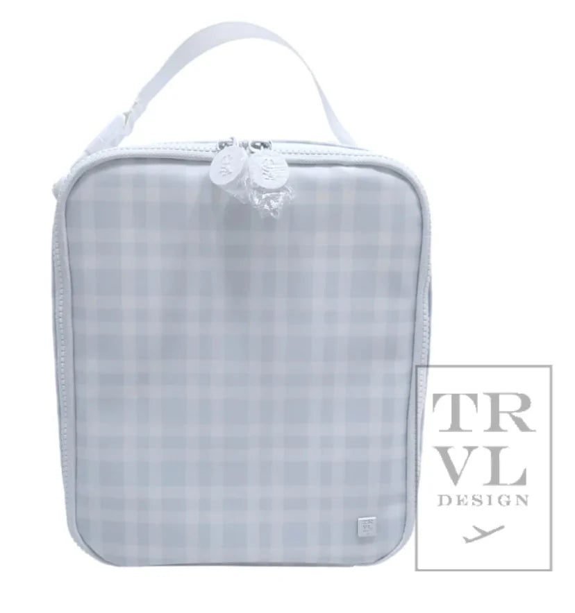 Blue Pimlico Plaid Lunch Box