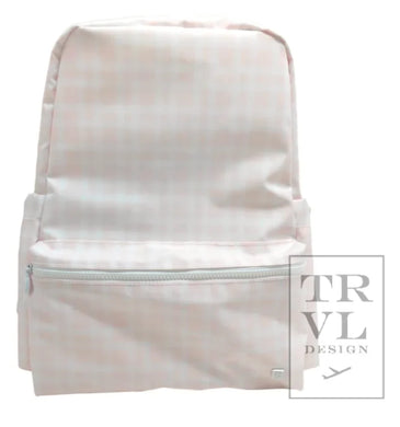 Pimlico Plaid Pink Backpack