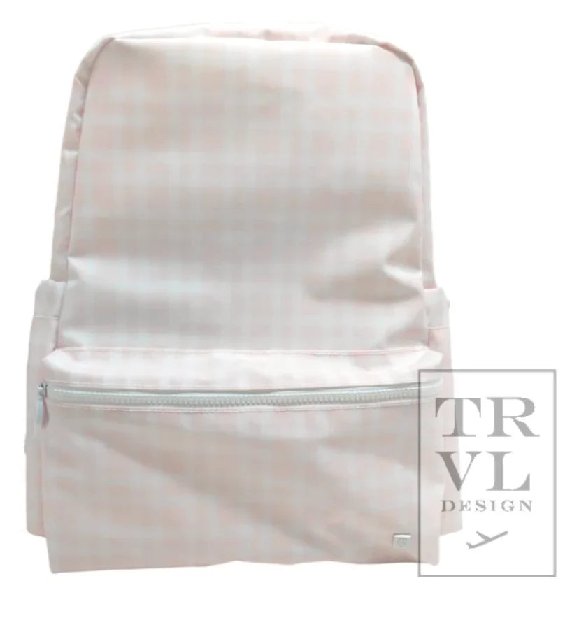 Pimlico Plaid Pink Backpack