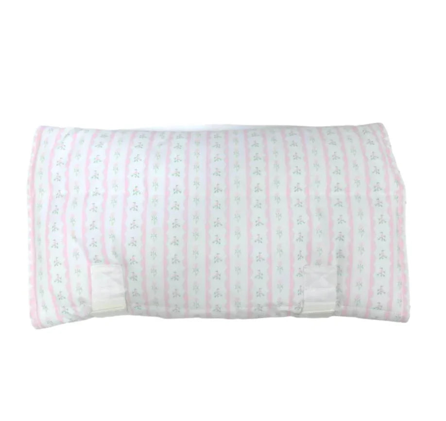 Pink Ribbon Floral Nap Mat