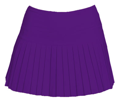Purple Mini Pleated Skort