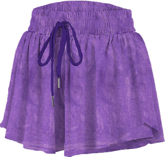 Purple Shimmer Butterfly Short