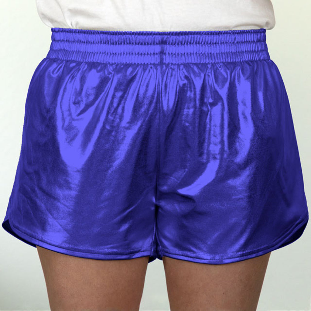 Girls Metallic Royal Blue Steph Shorts