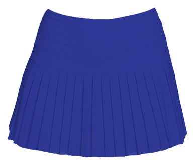 Royal Blue Mini Pleated Skort