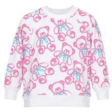 Load image into Gallery viewer, Girls Spray Painted Bears Oversized Sweatshirt