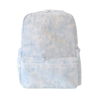 Blue Toile Bunny Backpack