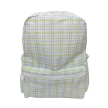 Load image into Gallery viewer, Green Classic Plaid Mini Backpack