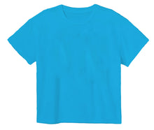 Load image into Gallery viewer, Girls Turquoise Boxy Tee