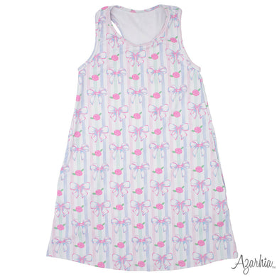 Girls Water Color Bows Izzy Tennis Dress