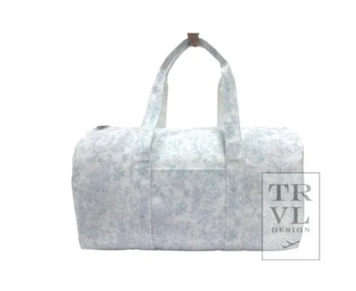 Blue Bunny Toile Weekender