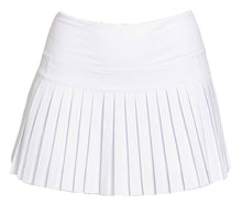 Load image into Gallery viewer, White Mini Pleated Skort