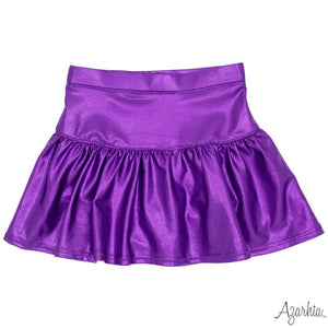 Purple Shimmer Gathered Skort