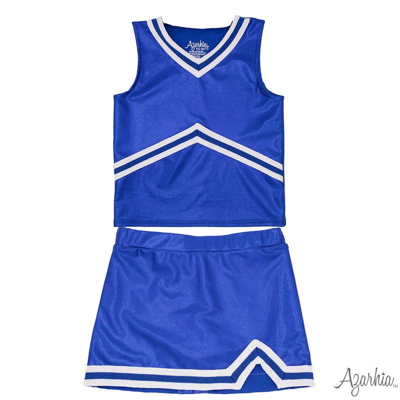 Royal Blue Shimmer Cheer Suit – Queen of Threads Monogramming