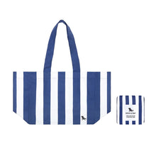Load image into Gallery viewer, Medium Foldable Beach Bag- Navy