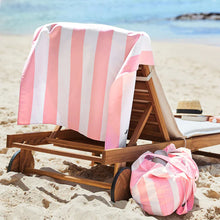 Load image into Gallery viewer, Medium Foldable Beach Bag- Malibu Pink