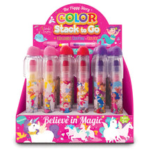Load image into Gallery viewer, Color Stack to Go Erasable Crayons- Believe in Magic