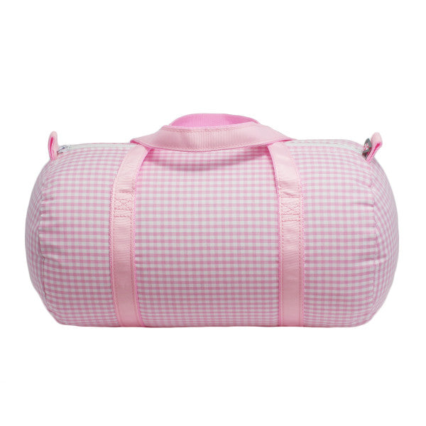Pink Gingham Baby Duffle