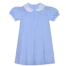 Load image into Gallery viewer, Blue Gingham Reese Dress
