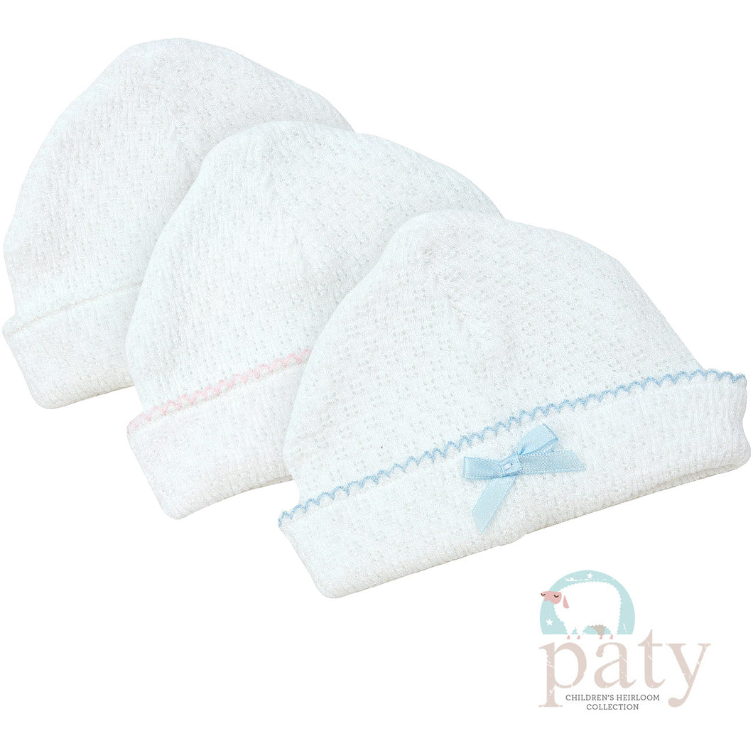 Paty White Sailor Hat w/Bow