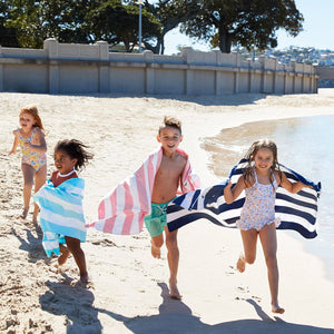 Kids Quick Dry Beach Towel- Malibu Pink