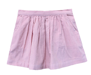 Soft Pink Corduroy Shelby Skirt