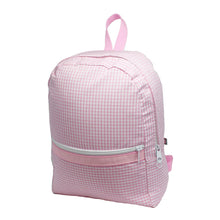 Load image into Gallery viewer, Pink Gingham Medium Backpack