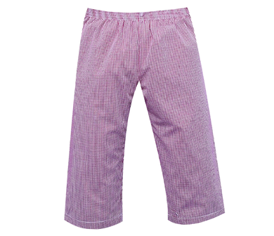 Boys Red Gingham Jackson Pant