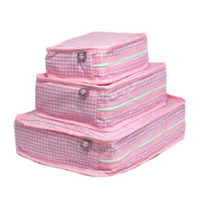 Load image into Gallery viewer, Pink Gingham Stacking Set