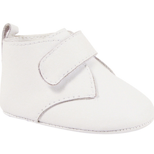 White Leather Monogramable Shoes