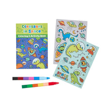 Load image into Gallery viewer, Mini Traveler Coloring &amp; Activity Kit - Dinosaurs in Space
