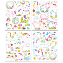 Load image into Gallery viewer, Sticker Activity Tote- Unicorn Land