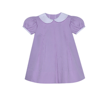 Load image into Gallery viewer, Lavender Gingham Reese Dress
