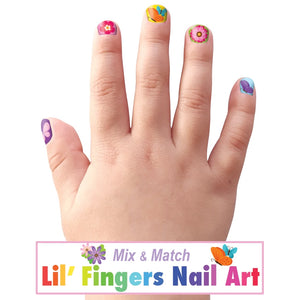 Lil' Fingers Nail Art- Spring Fling