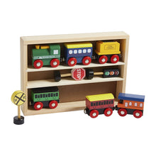 Load image into Gallery viewer, Boxed Wood Train Set